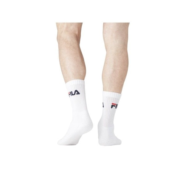 Fila Strumpor Herr, Höga Strumpor Herr (12-pack) - Vit Vit 39/42