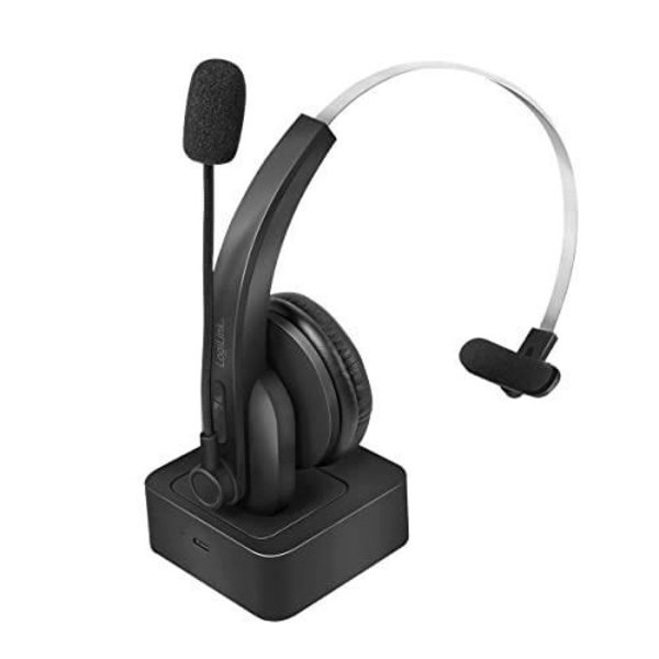 LOGILINK BT0059 MONO BLUETOOTH-HEADSET MED LADDSTATION, MIKROFO