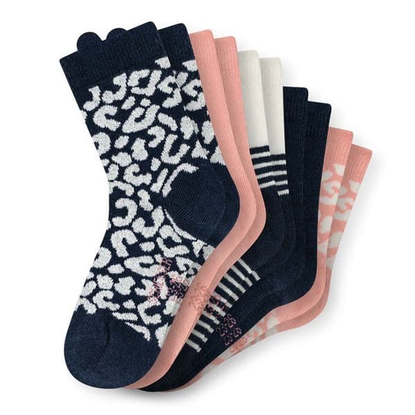 SCHIESSER Sockor Flicka - ,Förpackning om 5,5 Pack Barnsockor Blå 31/34