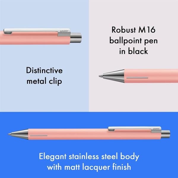 Retractable kulpenna econ mat, rosa