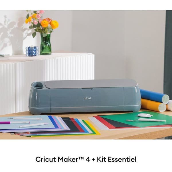 Intelligent skärmaskin - CRICUT - Pack Maker 4 + grundkit Grå