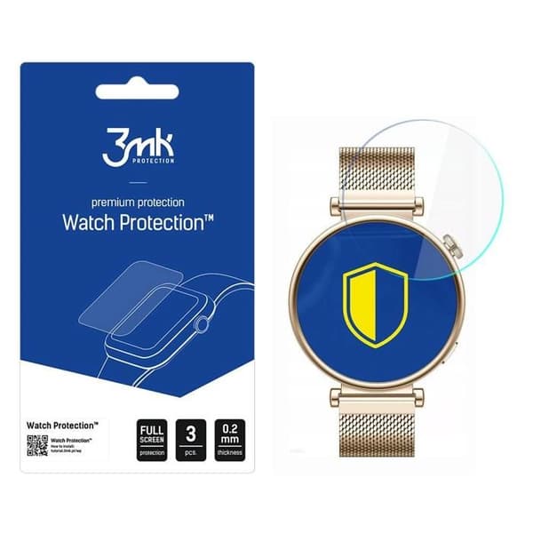 Huawei Watch GT 4 41 mm - Skydd 3MK i flexibelt glas