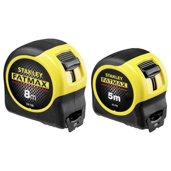 Måttband - STANLEY - FatMax - 5 m & 8 m - 32 mm - Paket med 2