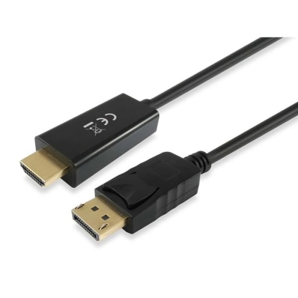 UTRUSTNING 119391 VIDEOKABEL OCH ADAPTER 3 M DISPLAYPORT HDMI SVART