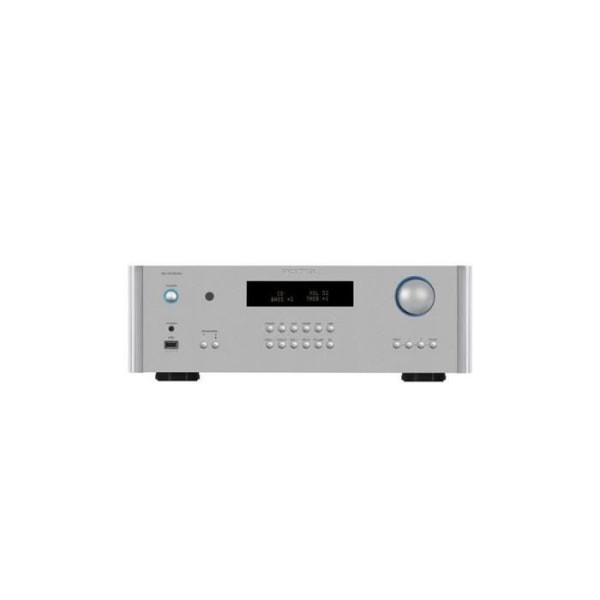 Rotel RA 1572MKII Hi Fi Amplifier Silver och svart