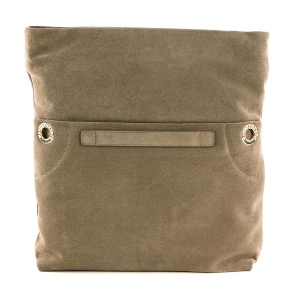 Axelväska - MANDARINA DUCK - Mellow Velvet Crossover - Kalvskinn - Brun - 36x34x5 cm kastanj