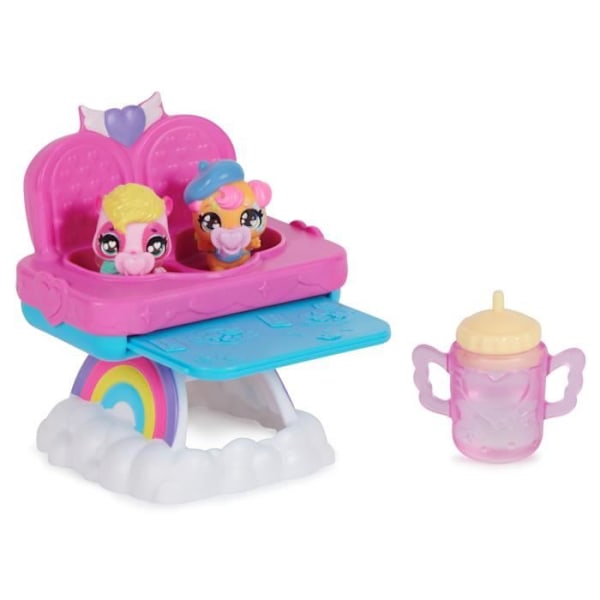 Samlarfigurer - SPIN MASTER - Hatchimals Alive - Pack med 2 ägg - Hög stol - Inkluderade tillbehör Färgad
