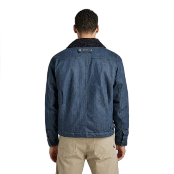Jeansjacka - G-Star - Flight Combat Sherpa - Använd i blygrå - Jeans - Sherpa Bär i bly M