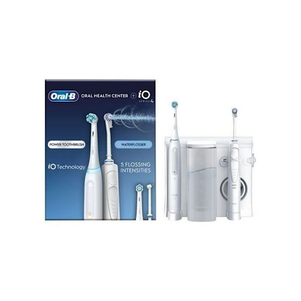 BRAUN - Oral B tandläkarlur - OXYJET+IO4 - vit Vit