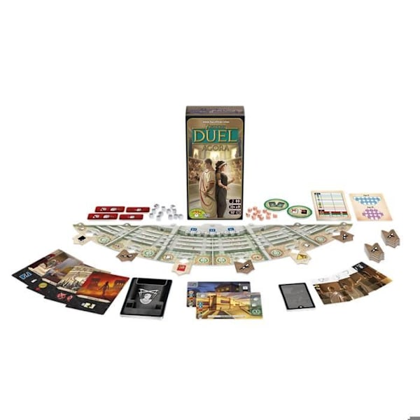 Agora 7 Wonders Duel Extension - Brädspel - ASMODEE - Agora - 10 år gammal - 2 spelare - 30 minuter Flerfärgad