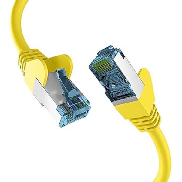 Patchkabel RJ45 - EFB-ELEKTRONIK - CAT7 - 25 m - Kontakter CAT.6a - Gul