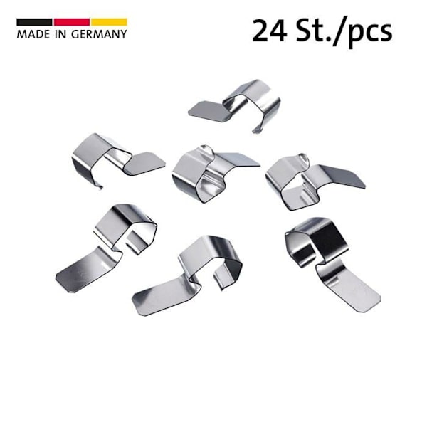 Westmark - 407522E3 - 24 lockkrokar, passar rundade fälgburkar/Weckburkar, stål,