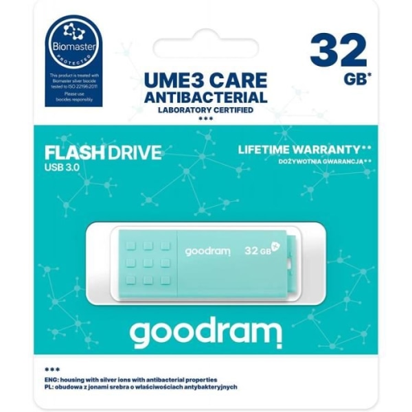 GOODRAM UME3 Care 32GB USB 3.0 USB-NYCKEL