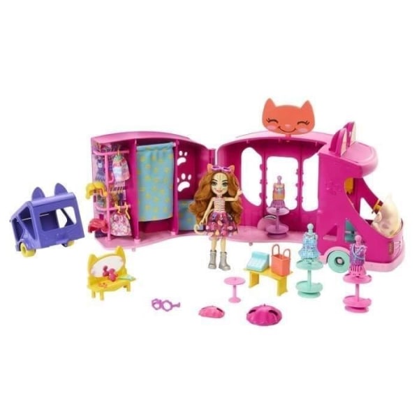 CAT-MION ENCHANTIMALS MODE - Enchantimals - HPB34 - ENCHANTIMALS DOLL Flerfärgad