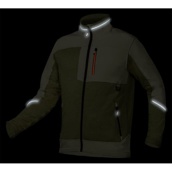 Sweatshirt softshell OUTDOOR, grön, storlek M Grön M