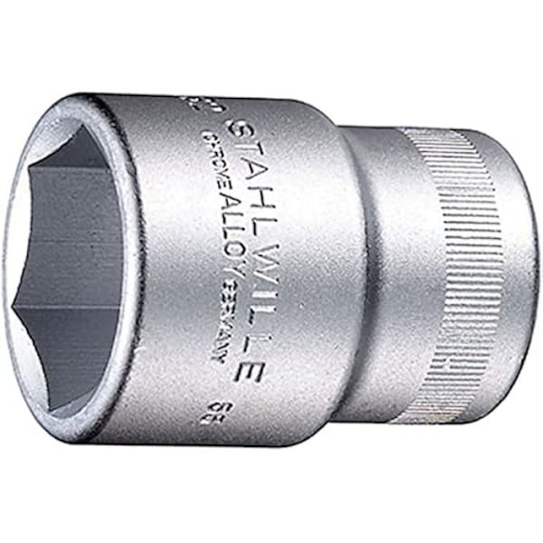 Hylsnyckel - STAHLWILLE - VASO 3/4" HEXAGONAL - Förkromad stållegering - 22 mm - Silver 55