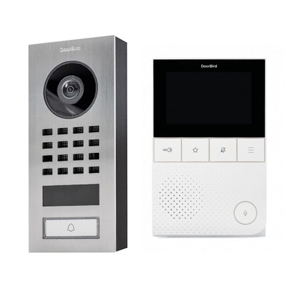Kit intercom video IP - Doorbird - D1101V - Monitor A1101 - Nattvision - 4,3 tum