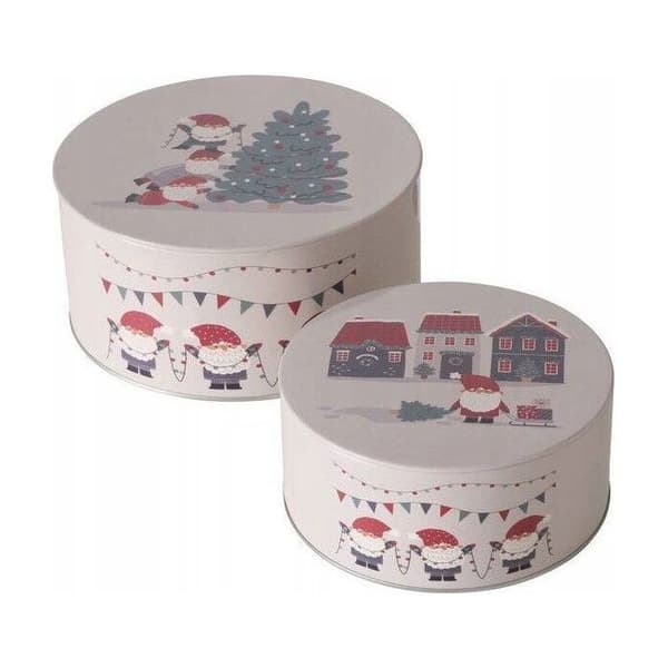 Förvaringslåda - MONTI - Vit - 2-pack - 16-20 cm