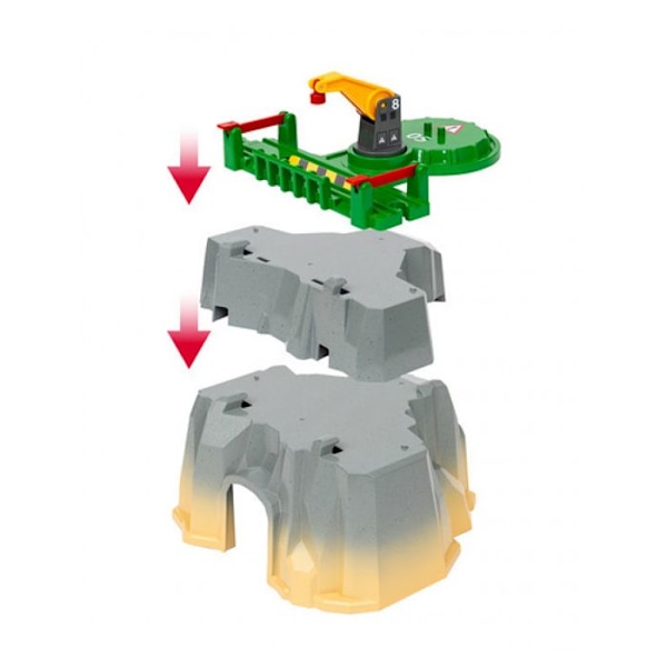 36010 Krets berg Flerfärgad