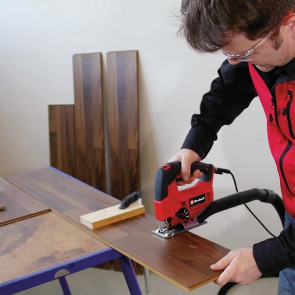 Einhell Sticksåg TC-JS 80/1 Kit (550 W, 3 000 varv/min) Levereras med 3 T-formade blad