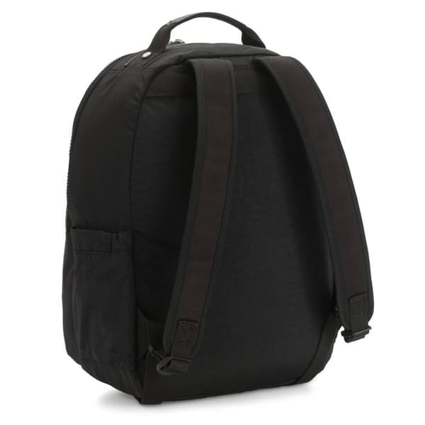 Kipling Svart ryggsäck för kvinnor och män - Basic Seoul Backpack L Black Noir 88007 svart