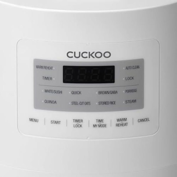 Riskokare - CUCKOO - CR-0641F - 1,08 l - 11 menyval - Håll varm funktion Vit