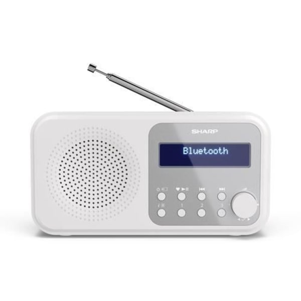 SHARP DR-P420 (WH) TOKYO BÄRBAR DIGITAL RADIO (DAB-DAB+-FM MED RD