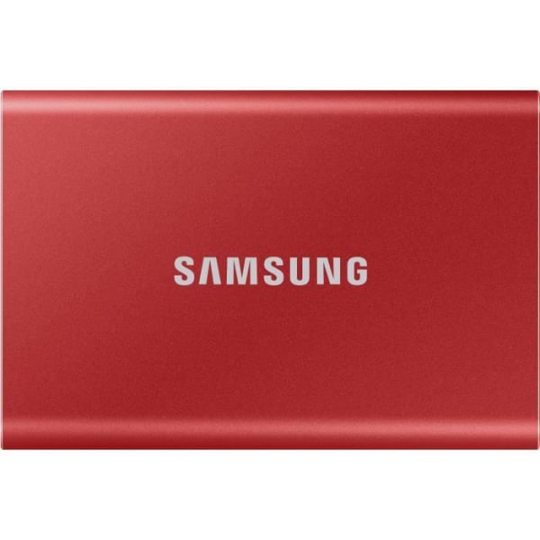 SAMSUNG - Extern SSD - T7 Röd - 2TB - USB Typ C (MU-PC2T0R/WW)