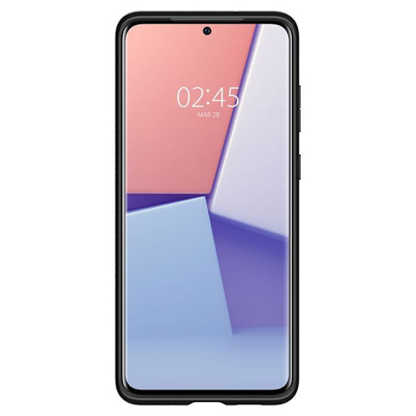 Skyddsfodral - Spigen - Liquid Air - Samsung Galaxy S20 Plus - Svart - Anti-chock - Mjuk svart