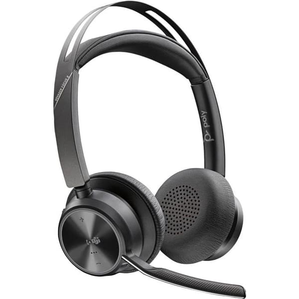 Hörlurar - POLY - Voyager Focus 2‑M USB‑C - Bluetooth - Aktiv brusreducering - Optimal komfort