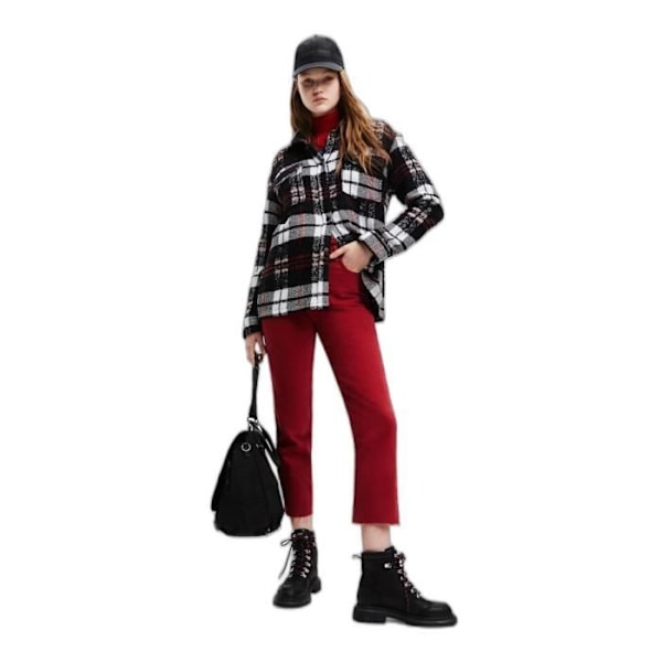 Desigual Tucson damjacka - svart/vit - M Svart vit M