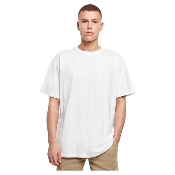 Bygg ditt varumärke Th Oversized Heavy T-Shirt, Vit, Herr S Vit S