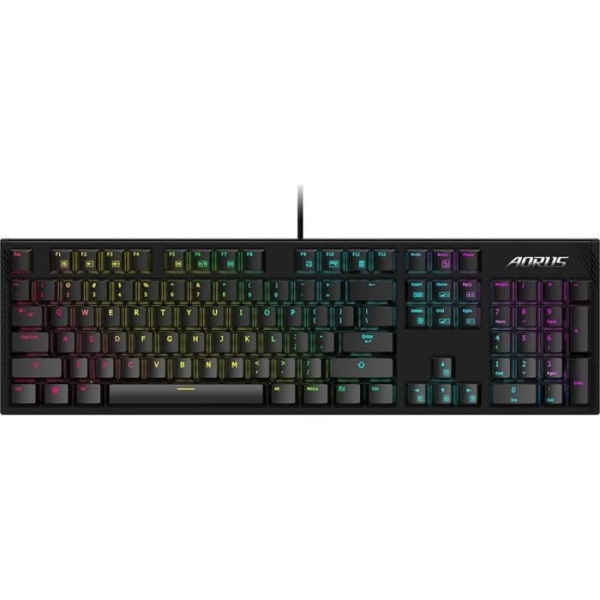 GIGABYTE AUBE K1 GAMING KEYBOARD GK-AOORUS K1 Svart