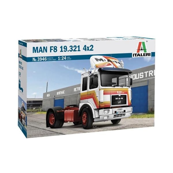 Maquette lastbil : MAN F8 19.321 4x2 Enfärgad