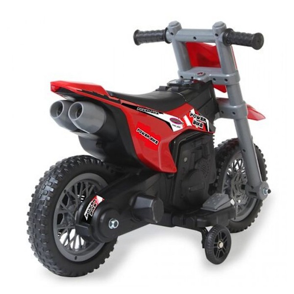Elmotorcykel för barn - JAMARA - RIDE-ON POWER BIKE RÖD - 6V batteri - För utomhusbruk Flerfärgad
