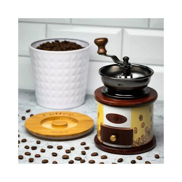Kaffekvarn - Kinghoff - KH4144 - Svart - Liten hushållsassistent - Funktionell Svart