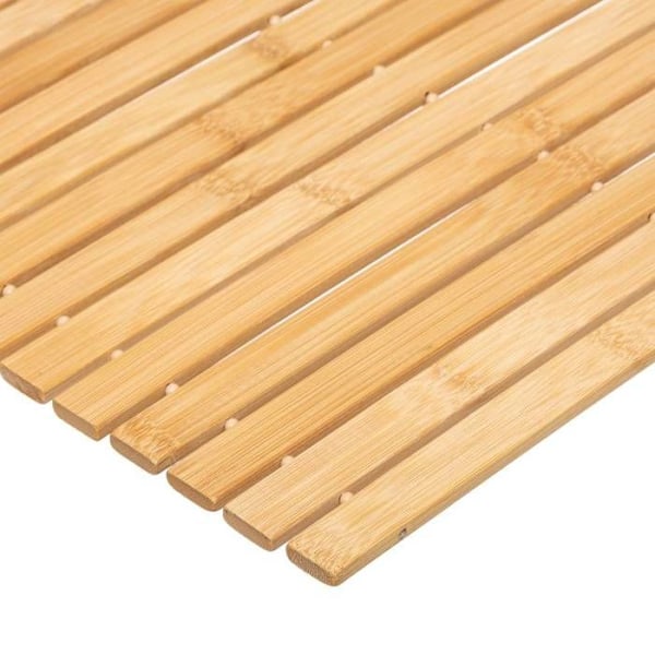 Rullande gallerdurk - Bambus - 40 x 60 cm - Beige - Rektangulär - Utomhus Beige