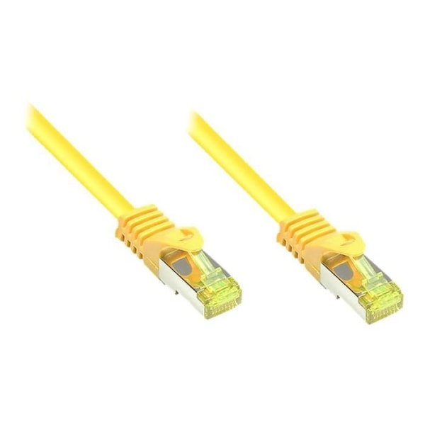 Bra anslutningar RNS Patch-sladd RJ-45(M) till RJ-45(M) 2m SFTP, PiMF CAT 7 halogenfri, gjuten, krokfri,...