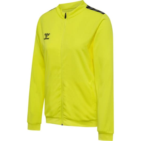 Hummel Authentic - gul polyester zip-up träningsjacka för kvinnor gul XS