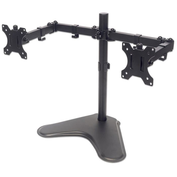 Manhattan - 0Z31823 - 461559 Stöd med arm för två skärmar från 13" till 32" upp till 8 kg Dual Direction Swivel Black Svart