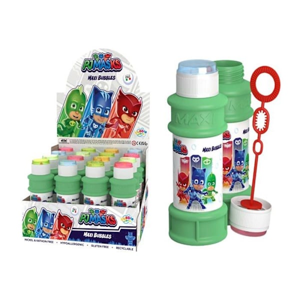 Dulcop såpbubblor - 103697500 - Pjmasks Paket med 16 såpbubblor PJ Masks/pyjamasques, 046975PA, Grön