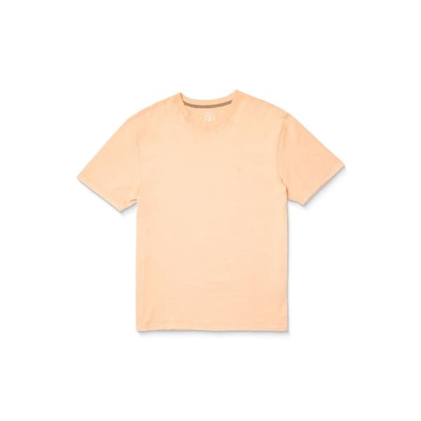 T-shirt Volcom Solid Stone Embt Ljus persika Herr Apelsin M