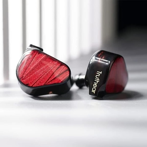 TRUTHEAR x Crinacle ZeroRed In-ear hörlurar med dubbla dynamiska drivare röd