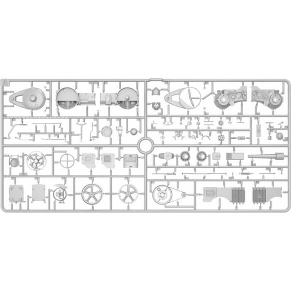 MiniArt - Modell tysk jordbrukstraktor D8500 Mod. 1938 Miniart 24001 1/24:e modell Char Promo - Ref: 13538