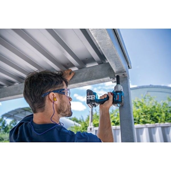 BOSCH GDS 18V-450 HC Slagnyckel (2 x 5,0 Ah + GAL18V-40 + L-Boxx 136)