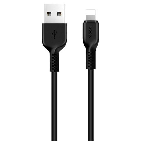 Data-kabel - HOCO - Flash (X20) - USB-A till Lightning - 10W - 2,4A - 1,0m - Svart
