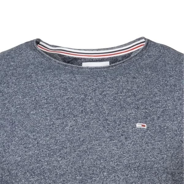 T-shirt för män TOMMY JEANS Regular - Mörkblå - Ekologisk bomull och polyester marinblå M
