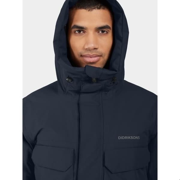 Parka Didriksons Drew mörk nattblå XXL