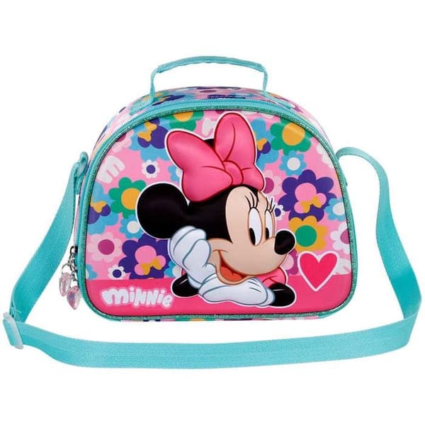 Sac Repas 3D - Disney Minnie Mouse Hjärta - Rosa - One Size Ros
