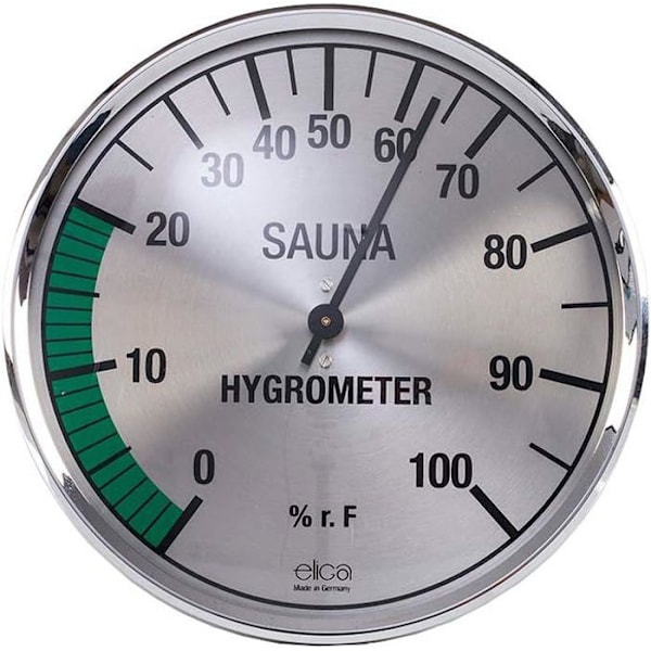 Eliga - 8326 - Hygrometer Silver 135 mm